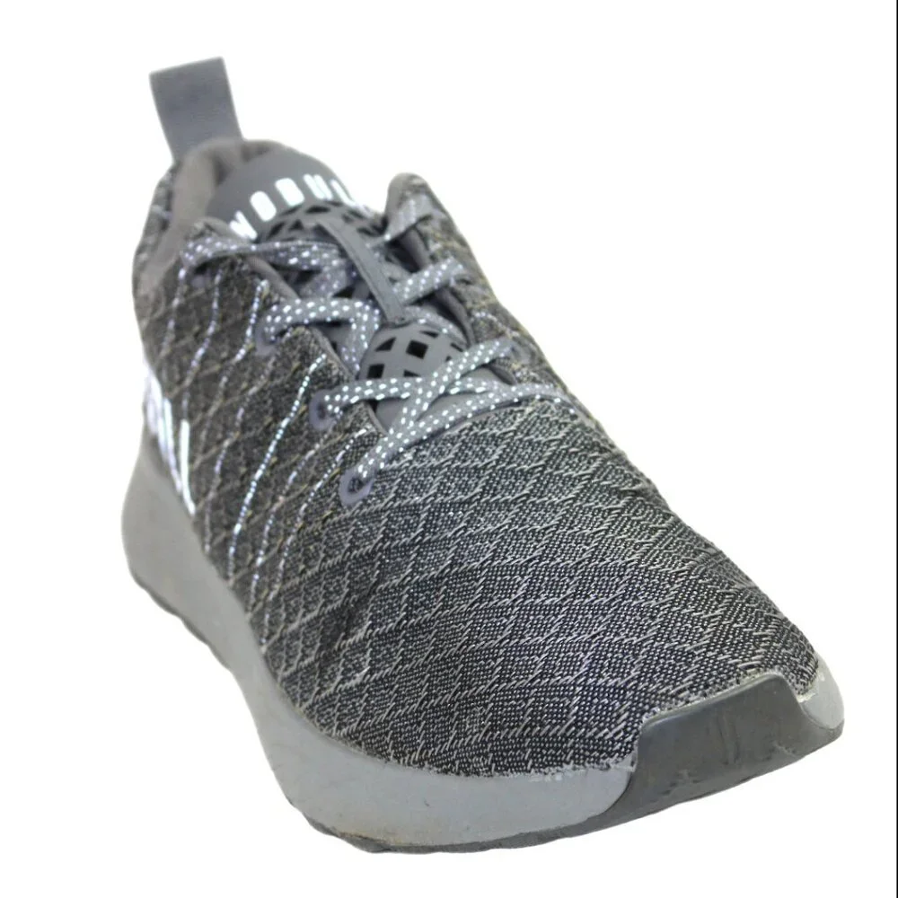 NoBull Matryx Trail Runner Heather Gray Mesh Low Profile Trainer, Size 9